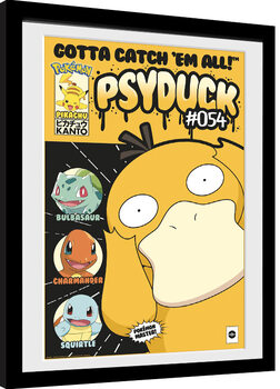Poster enmarcado Pokemon - Psyduck Comic