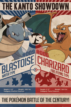 Αφίσα  Pokémon - Red v Blue
