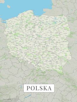 Naklejka Polska color