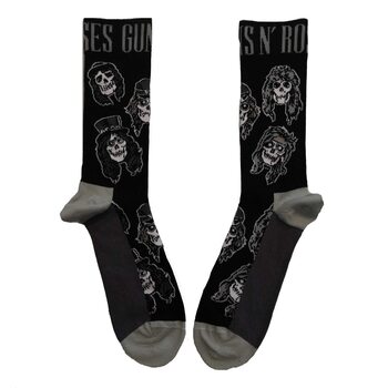 Oblečenie Ponožky Guns N‘ Roses - Skulls Band Monochrome