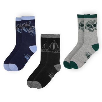 Oblečenie Ponožky Harry Potter - Deathly Hallows