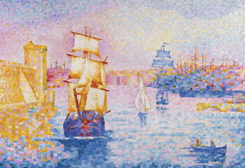 Obraz na plátně Port of Marseilles, c.1899