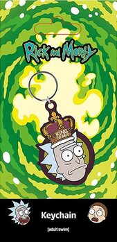 Portachiavi Rick and Morty - King of S**t