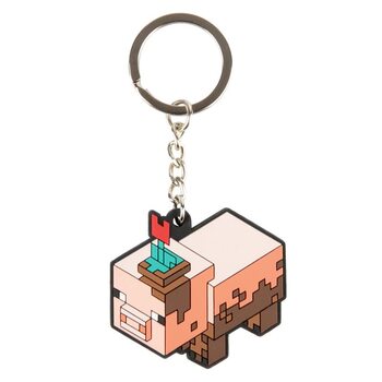 Porte-clé Minecraft - Earth Muddy Pig