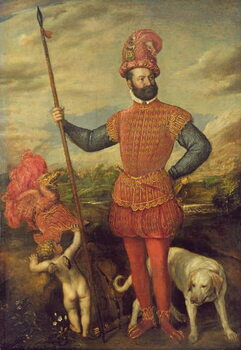 Obraz na plátně Portrait of an Italian Nobleman