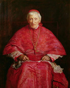 Bild auf Leinwand Portrait of Cardinal Newman (1801-90)