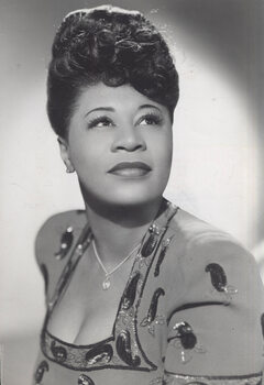 Tričko Portrait of Ella Fitzgerald, 1950s