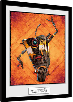 Inramad poster Borderlands 3 - Claptrap