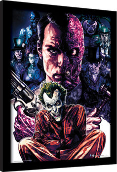 Inramad poster DC Comics - Criminally Insane
