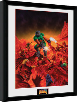 Doom - Classic Key Art Inramad poster