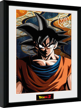 Inramad poster Dragon Ball Z - Goku