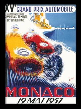 Inramad poster Monaco - 6