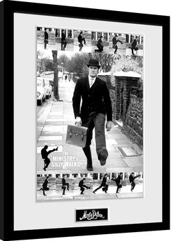 Inramad poster Monty Python - Ministry of Silly Walks
