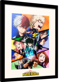 Inramad poster My Hero Academia - First Season Characters