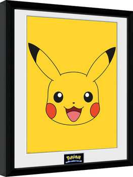 Inramad poster Pokemon - Pikachu