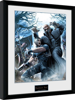 Resident Evil - Leon Inramad poster