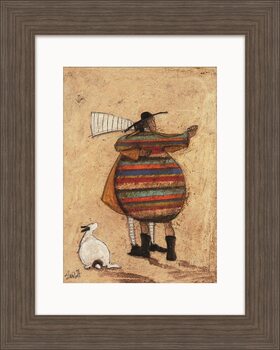 Inramad poster Sam Toft - Dancing Cheek To Cheeky