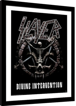 Inramad poster Slayer - Divine Intervention