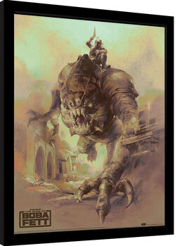 Inramad poster Star Wars: The Book of Boba Fett - Rancor