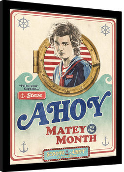 Inramad poster Stranger Things - Matey of the Month