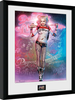 Inramad poster Suicide Squad - Suicide Squad - Harley Quinn Stand