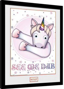 Unicorn - Emoji Inramad poster