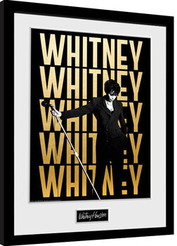 Inramad poster Whitney Houston - Repeat