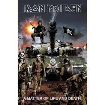 Poster in Tessuto Iron Maiden - A Matter of Life and Death