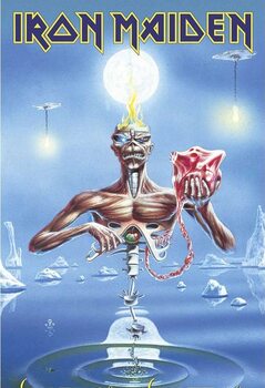 Poster in Tessuto Iron Maiden - Seventh Son