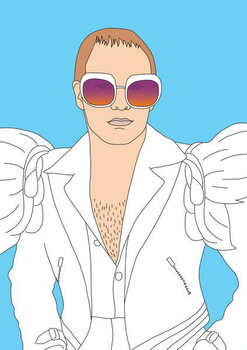 Carta da parati Elton John