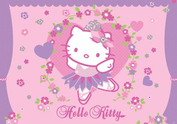 Carta da parati Hello Kitty