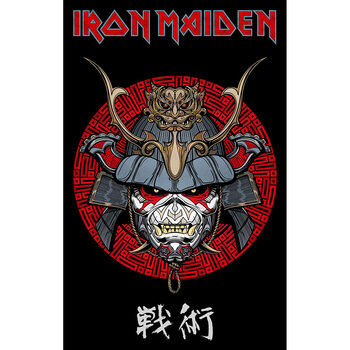 Poster textile Iron Maiden - Senjutsu Samurai Eddie