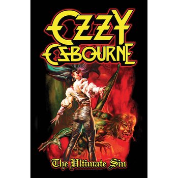 Poster textile Ozzy sbourne - The Ultimate Sin