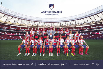 Poster Atletico Madrid 2019/2020 - Team
