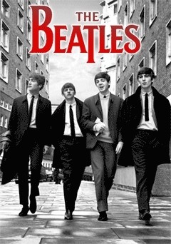 Gerahmtes 3D-Poster Beatles - in london