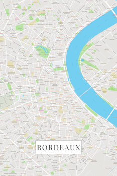 Poster Bordeaux color