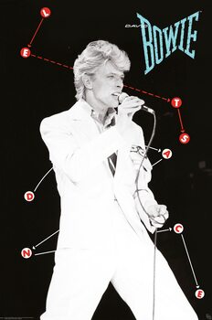 Poster David Bowie - Let‘s Dance