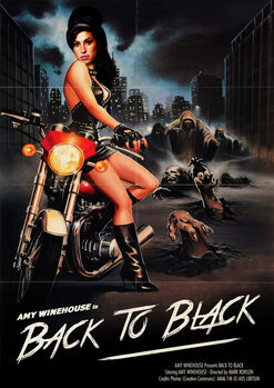 Konsttryck David Redon - Back to black