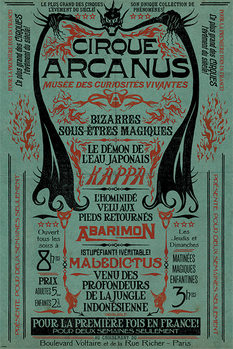 Poster Fantastiska vidunder: Grindelwalds brott - Le Cirque Arcanus