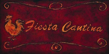Kunstdruk FIESTA CANTINA