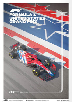 Kunstdruk Formula 1® - Aramco United States Grand Prix - 2022