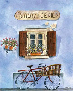 Kunstdruk French Bicycle IV