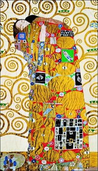 Gustav Klimt - Abbraccio Kunstdruk