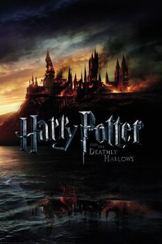 XXL-poster Harry Potter and the Deadly Hallows: Part 2 - Burning Hogwarts