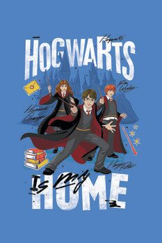 Poster Harry Potter - Hogwarts is my home