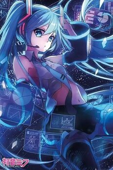 Poster Hatsune Miku - Screen