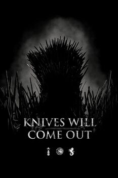 Poster House of the Dragon - Knives will come out