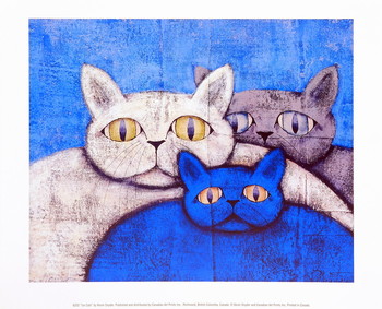 Kunstdruk Ice Cats
