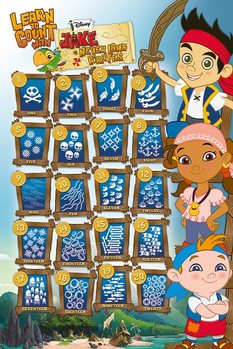 Poster Jake e i pirati dell'Isola che non c'è - Learn to Count With