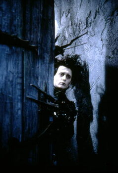 Poster Johnny Depp, Edward Scissorhands 1990 Directed By Tim Burton